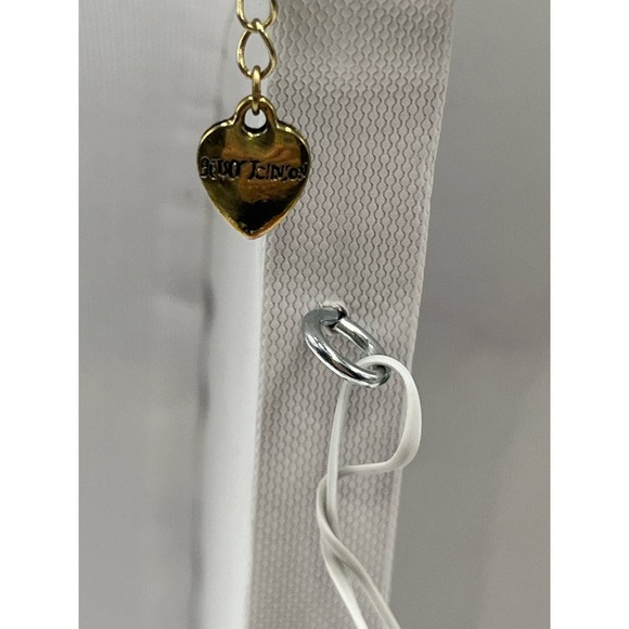 Betsey Johnson Triple Heart Animal Print AB Rhinestone Necklace new - Picture 12 of 14